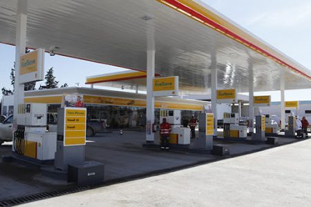 grève - carburants, station-service kiosque