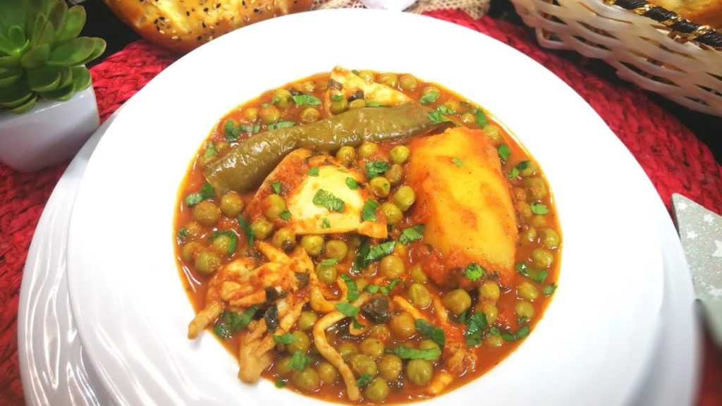 Recette du jour : Seiches aux petits pois (Jilbana bi Soubia) jelbena