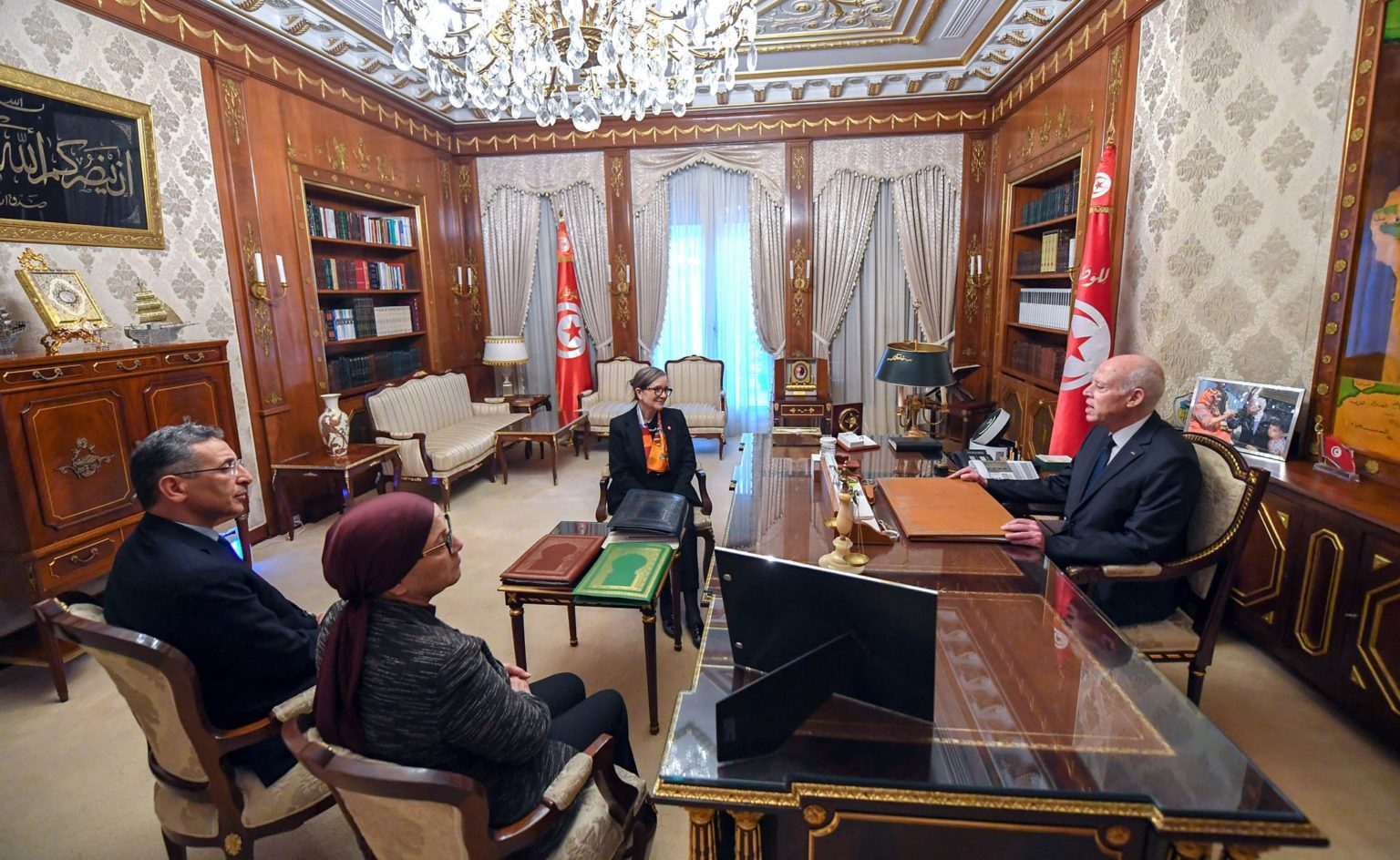 Saïed reçoit Bouden et ses ministres régaliens