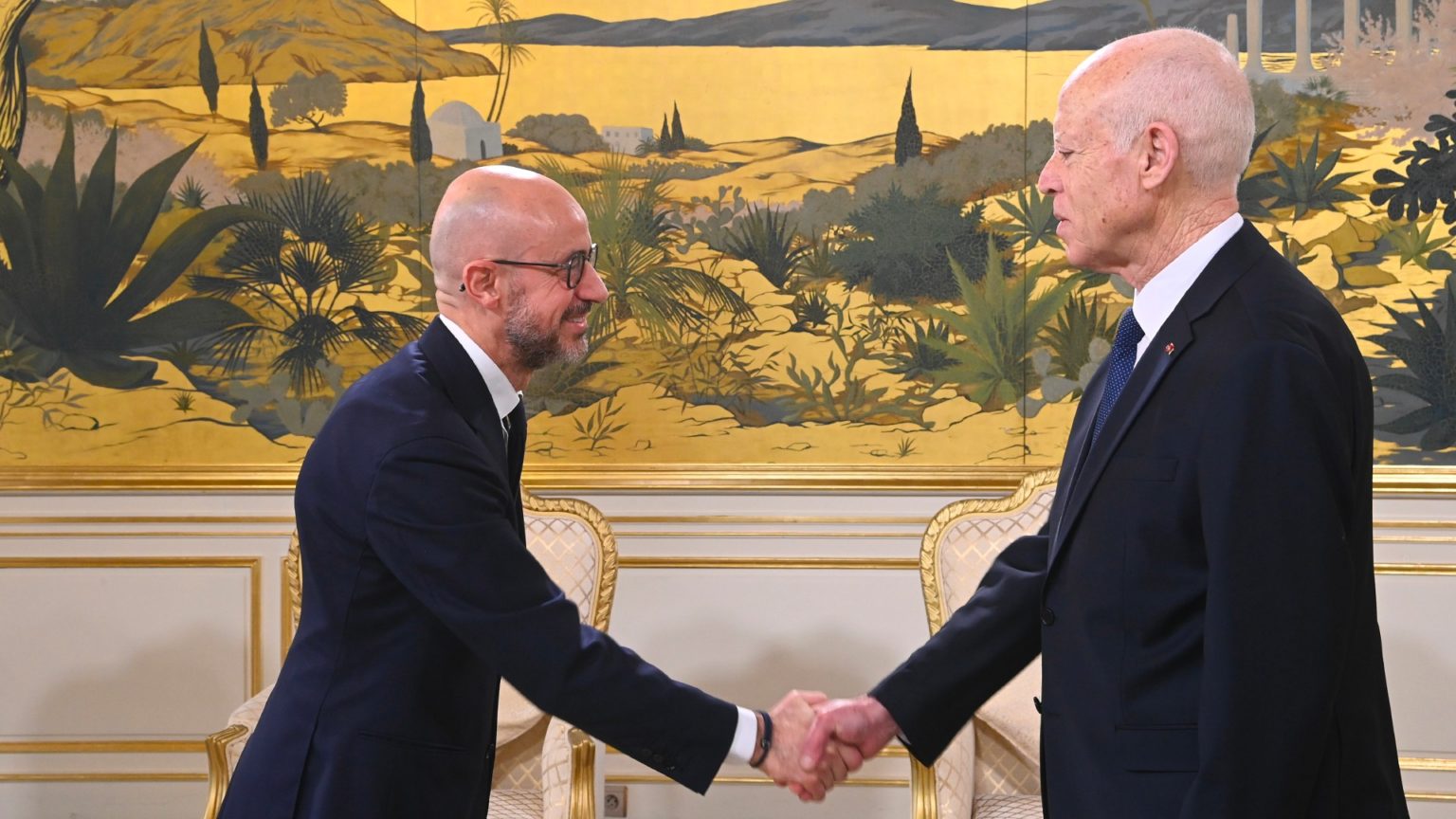 Kaïs Saïed reçoit le premier vice-président de la Cour pénale internationale