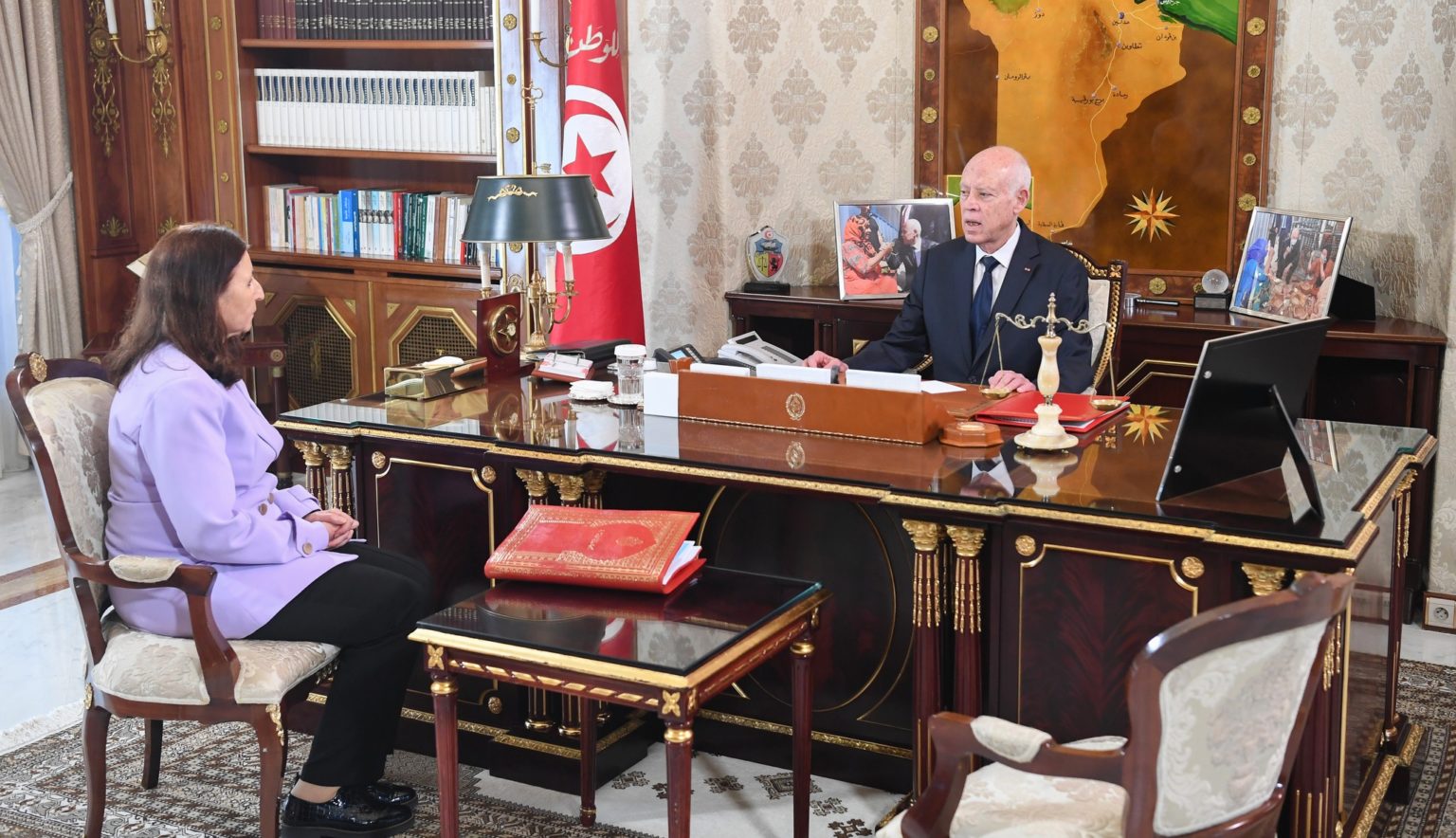 Le président Saïed recevant la cheffe du gouvernement : L’Etat résolu à mettre en oeuvre sa politique sociale