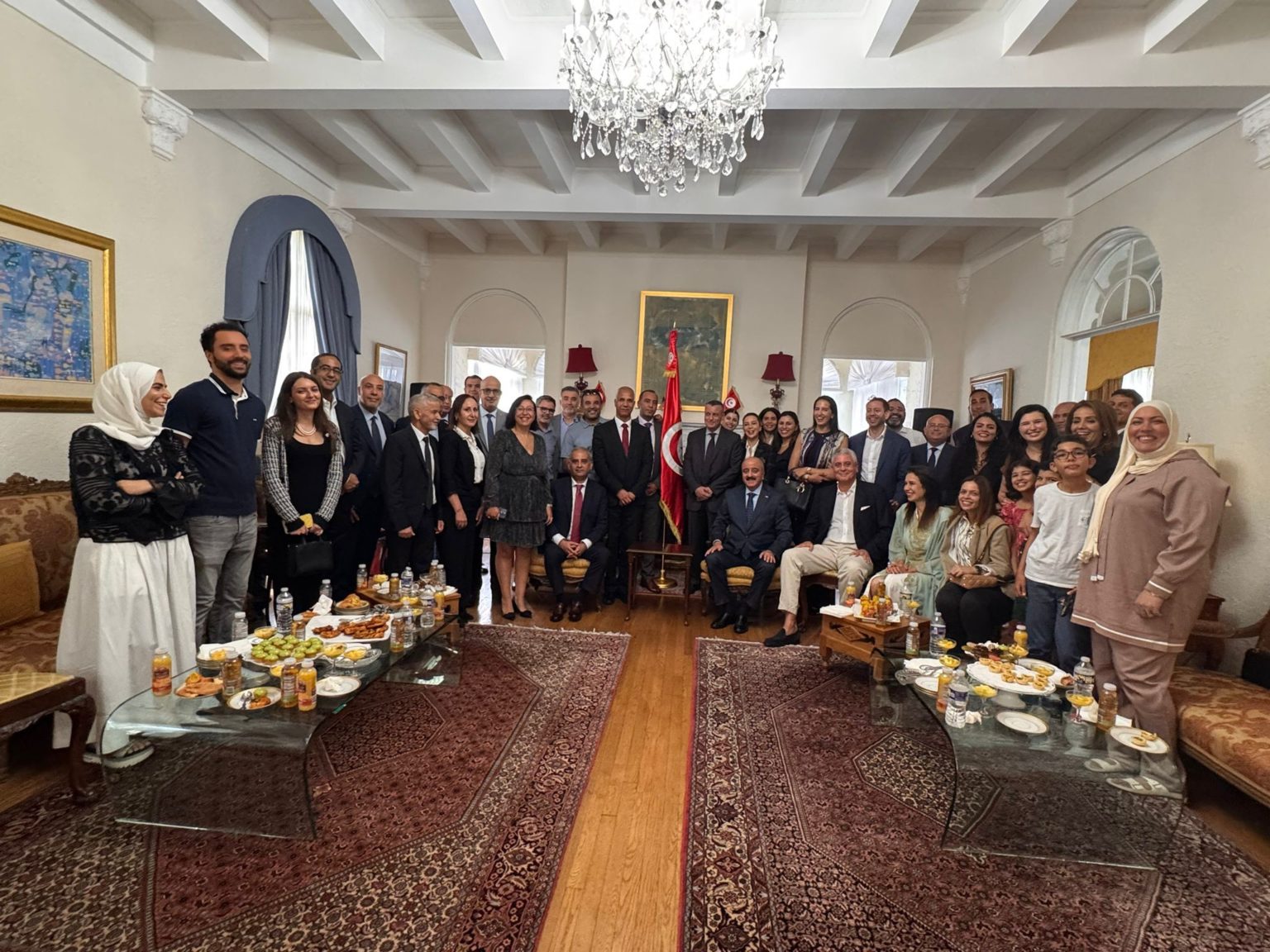 Mohamed Ali Nafti rencontre à Washington des membres de la communauté tunisienne
