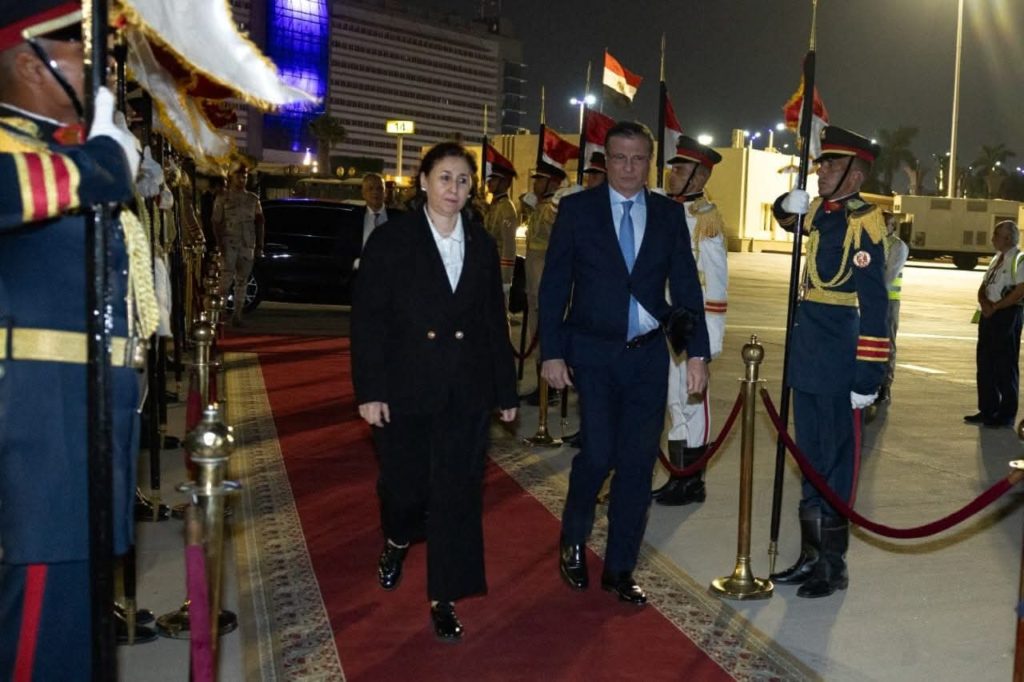 Départ de Mme Sarra Zaafrani Zenzri du Caire après sa visite officielle en Égypte