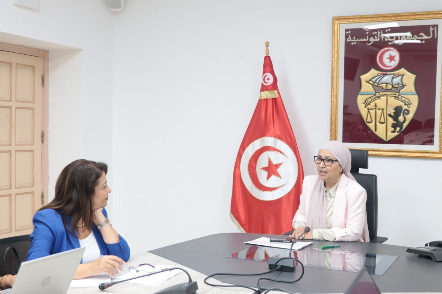 Coopération renforcée : la ministre de la famille reçoit la représentante du FNUAP