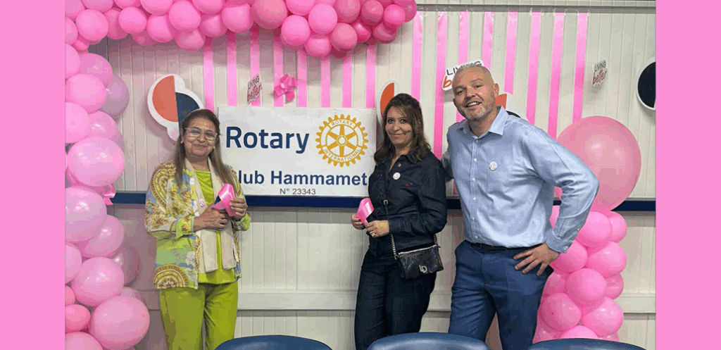 Octobre Rose : le Rotary club d’Hammamet se mobilise contre le cancer du sein
