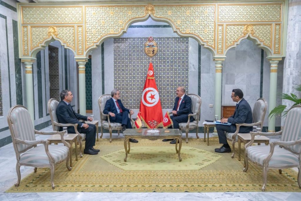 Fin de mission : le ministre des Affaires étrangères reçoit l’ambassadeur d’Espagne