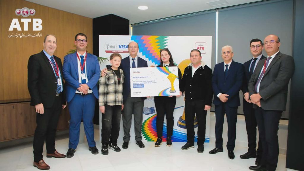 L’ATB et Visa International célèbrent les grands gagnants du jeu-concours ATB & Visa à l’occasion de la CAN Maroc 2025