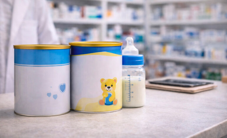 Lait infantile : le SPOT appelle à s’approvisionner exclusivement en pharmacie lait-infantile-pharmacie-770x470