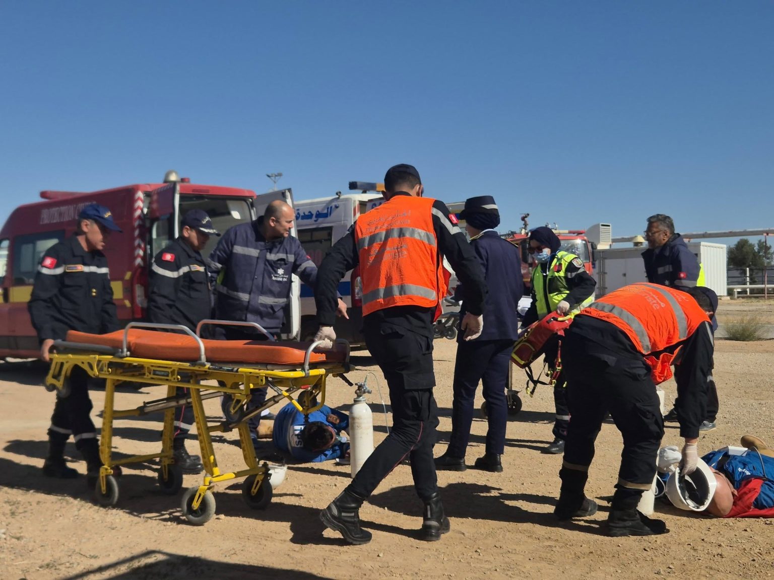 Sfax : opération blanche pour renforcer la sécurité en cas d’accident