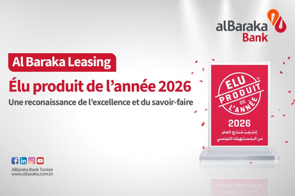 « Al Baraka Leasing » élu “Produit de l’Année 2026” : Une reconnaissance de l’excellence et du savoir-faire
