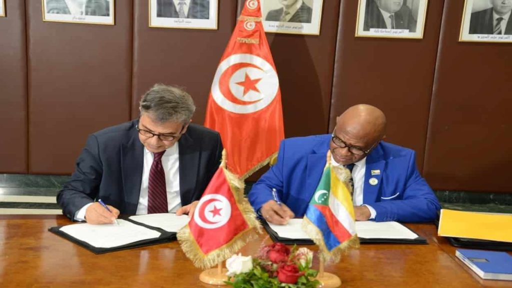 Banque centrale de Tunisie – Banque centrale des Comores : signature d’un accord de coopération
