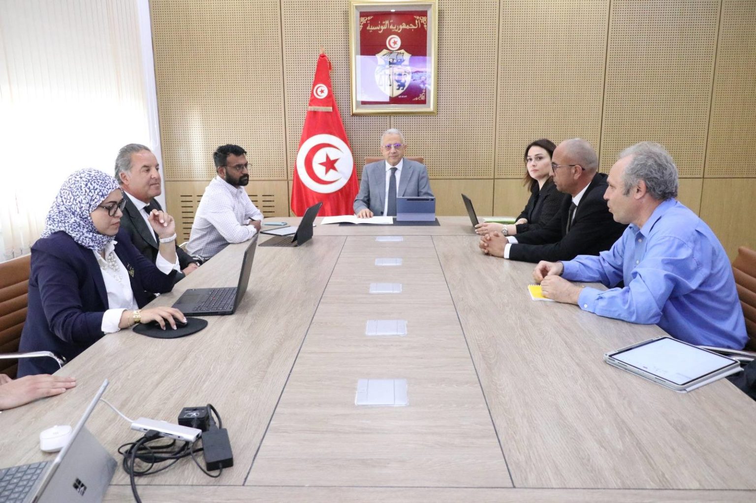 Tunisie – Inde : le ministre de la Santé reçoit des responsables de la société indienne Tenshi