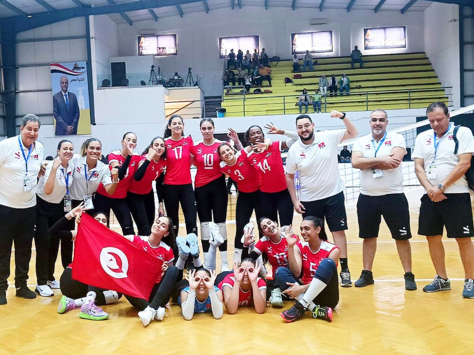 Volleyball – U18 féminin : la Tunisie décroche le titre africain après un parcours sans faute