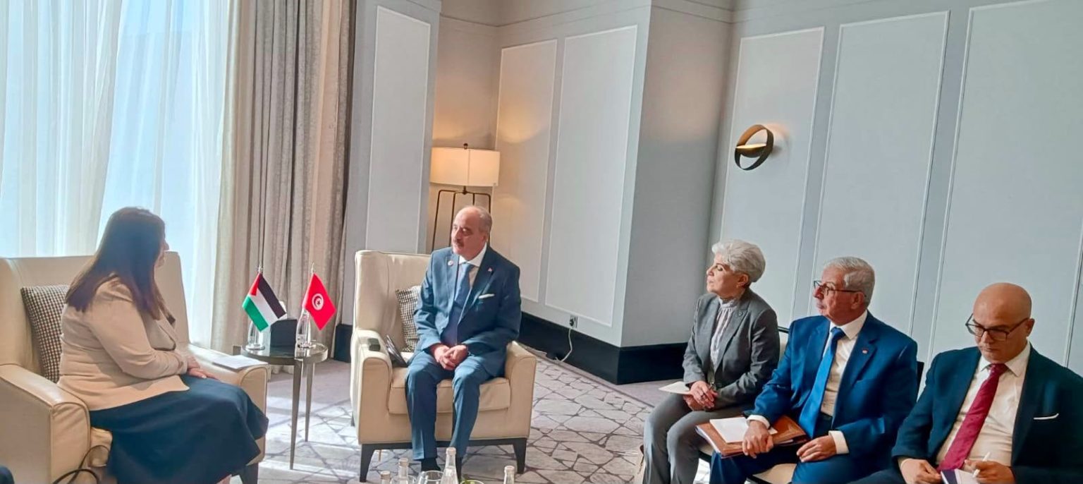 Les territoires palestiniens occupés au centre d’une rencontre entre le chef de la diplomatie tunisienne et son homologue palestinienne