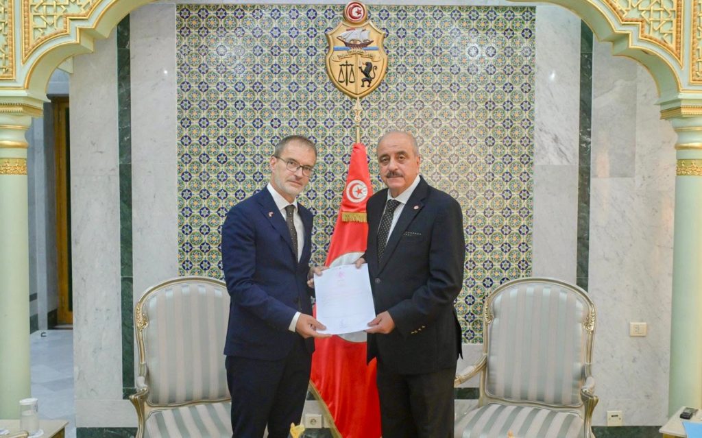 Diplomatie : Nafti reçoit les lettres de créance du nouvel ambassadeur de Belgique