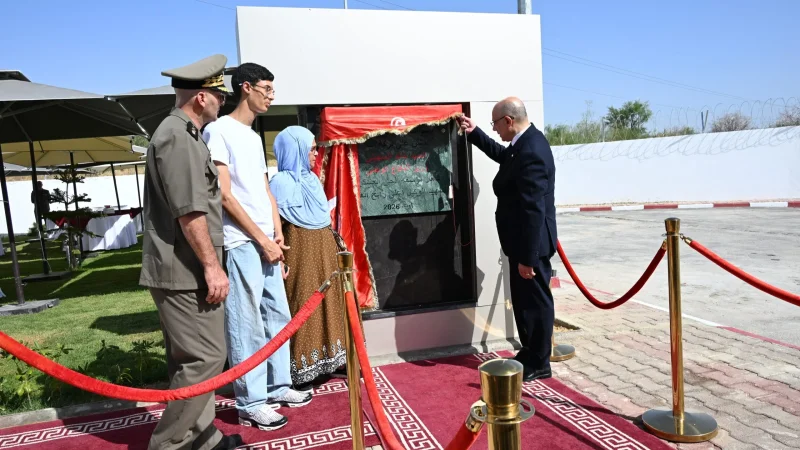 Inauguration de dix nouveaux appartements dans la cité militaire Rabah Aouadi