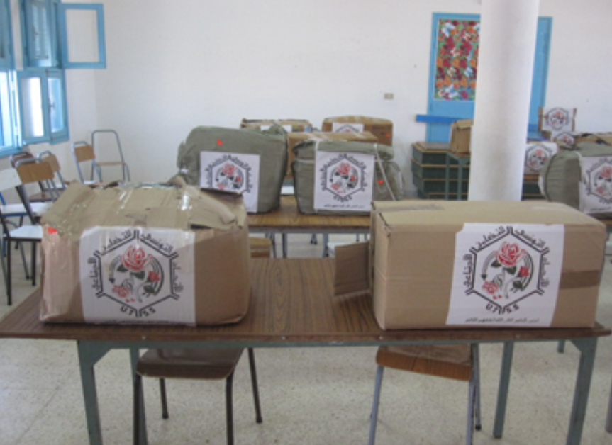 Rentrée scolaire : l’UTSS lance la distribution des aides à Nabeul